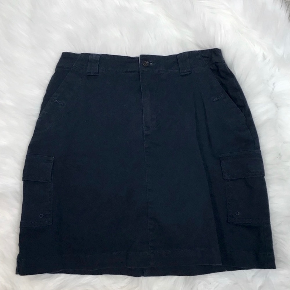 Lands End Black Skort - Skirt with under shorts
